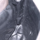 BALLY Hand Bag Leather Gray Gold Auth BA2912-18