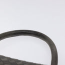 BALLY Hand Bag Leather Gray Gold Auth BA2912-8