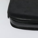 BALLY Shoulder Bag Leather Black Gold Auth BA2914-15