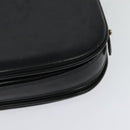 BALLY Shoulder Bag Leather Black Gold Auth BA2914-16