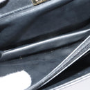 BALLY Shoulder Bag Leather Black Gold Auth BA2914-20