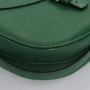 LOUIS VUITTON Epi Jeune Fille MM Shoulder Bag Green M52154 LV Auth BA292V-14