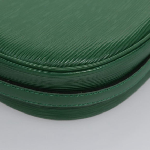 LOUIS VUITTON Epi Jeune Fille MM Shoulder Bag Green M52154 LV Auth BA292V