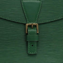 LOUIS VUITTON Epi Jeune Fille MM Shoulder Bag Green M52154 LV Auth BA292V-18