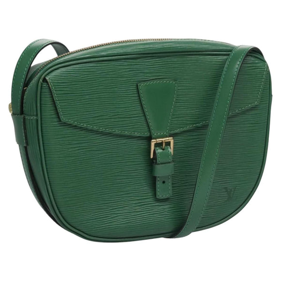 LOUIS VUITTON Epi Jeune Fille MM Shoulder Bag Green M52154 LV Auth BA292V