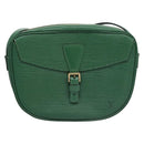 LOUIS VUITTON Epi Jeune Fille MM Shoulder Bag Green M52154 LV Auth BA292V-13