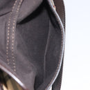 BURBERRY Nova Check Shoulder Bag PVC Beige Gold Auth BA2923-22