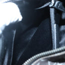 BVLGARI Logo Mania Shoulder Bag Canvas Black Silver Auth BA2924-20