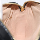 GUCCI Ofdea Sherry Line Shoulder Bag Suede Navy Gold 517350 Auth BA2925-19