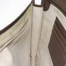 GUCCI GG Supreme Web Sherry Line Clutch Bag PVC Beige Gold 597619 Auth BA2927-17