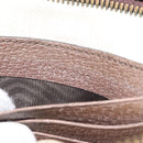 GUCCI GG Supreme Web Sherry Line Clutch Bag PVC Beige Gold 597619 Auth BA2927-20