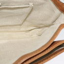 GUCCI GG Canvas Shoulder Bag Beige Gold 257024 Auth BA2928-18