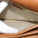 GUCCI GG Canvas Shoulder Bag Beige Gold 257024 Auth BA2928-21