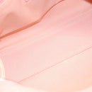 CHANEL Hand Bag Canvas Leather 2way Pink Silver CC Auth BA2930-12