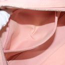 CHANEL Hand Bag Canvas Leather 2way Pink Silver CC Auth BA2930-22