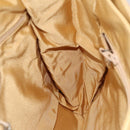 CHANEL COCO Mark Backpack Lamb Skin Beige Silver CC Auth BA2935-18