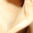 CHANEL COCO Mark Backpack Lamb Skin Beige Silver CC Auth BA2935-21