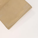 CHANEL COCO Mark Backpack Lamb Skin Beige Silver CC Auth BA2935-6