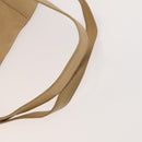 CHANEL COCO Mark Backpack Lamb Skin Beige Silver CC Auth BA2935-7