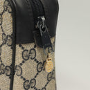 GUCCI GG Supreme Sherry Line Clutch Bag PVC Navy Gold 98 69 014 3553 Auth BA2940-12