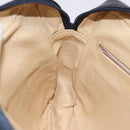 GUCCI GG Supreme Shoulder Bag PVC Navy Gold Auth BA2941-19