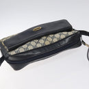 GUCCI GG Supreme Shoulder Bag PVC Navy Gold Auth BA2941-6