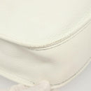 HERMES Evelyn 1 GM Shoulder Bag Togo leather White Auth BA2943-10