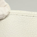 HERMES Evelyn 1 GM Shoulder Bag Togo leather White Auth BA2943SAM-9