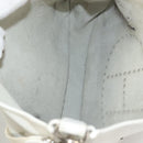 HERMES Evelyn 1 GM Shoulder Bag Togo leather White Auth BA2943-15