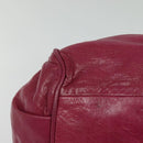 Chloe Etel Hand Bag Leather 2way Pink Gold Auth BA2946-15