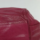 Chloe Etel Hand Bag Leather 2way Pink Gold Auth BA2946-16