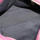 Chloe Etel Hand Bag Leather 2way Pink Gold Auth BA2946-10