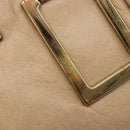 Chloe Etel Hand Bag Leather 2way Pink Gold Auth BA2946-10