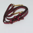 Chloe Etel Hand Bag Leather 2way Pink Gold Auth BA2946-21