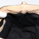 Chloe Etel Hand Bag Leather 2way Pink Gold Auth BA2946-24