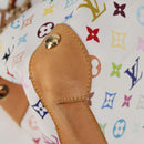 LOUIS VUITTON Monogram Multicolor Ursula Tote Bag White M40123 LV Auth BA2955-15