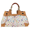 LOUIS VUITTON Monogram Multicolor Ursula Tote Bag White M40123 LV Auth BA2955-2
