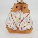 LOUIS VUITTON Monogram Multicolor Ursula Tote Bag White M40123 LV Auth BA2955-4