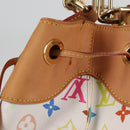 LOUIS VUITTON Monogram Multicolor Ursula Tote Bag White M40123 LV Auth BA2955-5