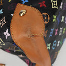 LOUIS VUITTON Monogram Multicolor Ursula Tote Bag Black M40124 LV Auth BA2956V-9
