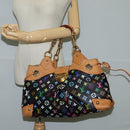 LOUIS VUITTON Monogram Multicolor Ursula Tote Bag Black M40124 LV Auth BA2956V-22