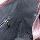 BURBERRY Nova Check Hand Bag PVC Beige Auth BA2958-17