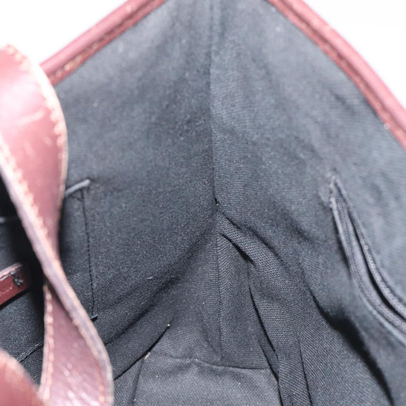 BURBERRY Nova Check Hand Bag PVC Beige Auth BA2958