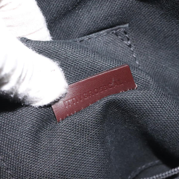 BURBERRY Nova Check Hand Bag PVC Beige Auth BA2958