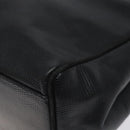 Salvatore Ferragamo Vera Tote Bag Embossed Leather Black Gold Auth BA2962-9