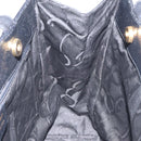 Salvatore Ferragamo Vera Tote Bag Embossed Leather Black Gold Auth BA2962-17