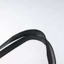 Salvatore Ferragamo Vera Tote Bag Embossed Leather Black Gold Auth BA2962-8