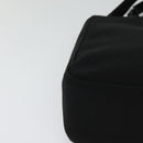 Salvatore Ferragamo Hand Bag Nylon 2way Black Silver Auth BA2963-10