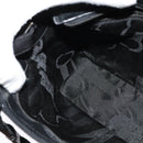 Salvatore Ferragamo Hand Bag Nylon 2way Black Silver Auth BA2963-19