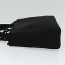 Salvatore Ferragamo Hand Bag Nylon 2way Black Silver Auth BA2963-3